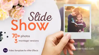 Slideshow Montage Video Displays template preview