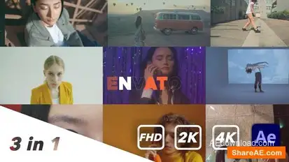 Slideshow Promo Openers template preview