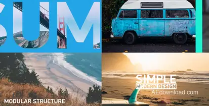 Sliding Slideshow Video Displays template preview