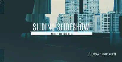 Sliding Slideshow Video Displays template preview