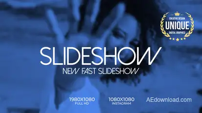 Sliding Slideshow Openers template preview