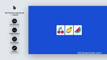 Slot Machine Logo Reveal Logo Stings template preview