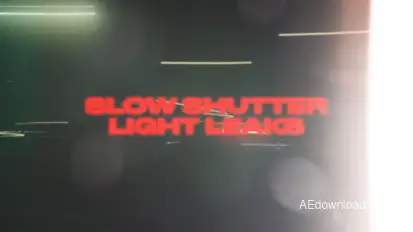 Slow Shutter Light Leaks Elements template preview
