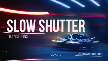 Slow Shutter Transitions for After Effects Elements template preview
