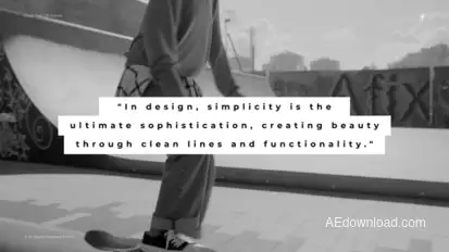 Small Text | After Effects Titles template preview