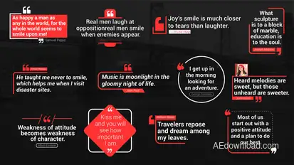 Smart Quotes Titles Elements template preview