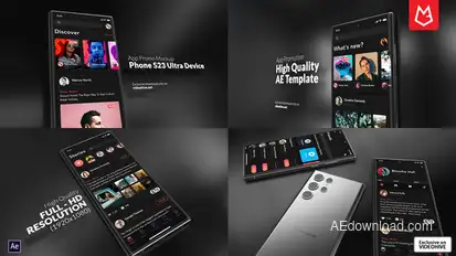 Smartphone Mockup | App Promo | S23 Ultra Product Promo template preview