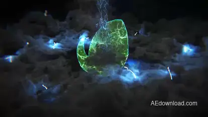 Smoke Lighting Logo Reveal Logo Stings template preview