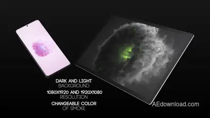 Smoke Logo Reveal Logo Stings template preview