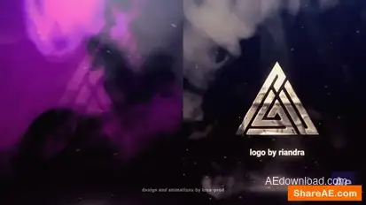 Smoke Logo Reveal Logo Stings template preview