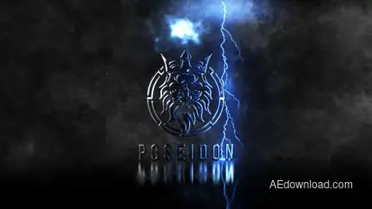 Smoke Metal Logo Reveal Logo Stings template preview