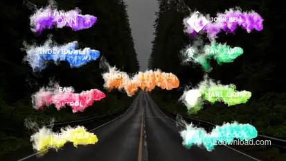 Smoke Titles Titles template preview