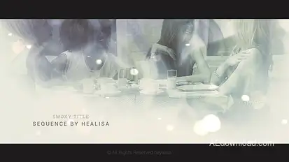 Smoky // Title Sequence Video Displays template preview