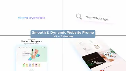Smooth & Dynamic Website Promo Product Promo template preview