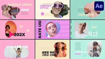 Smooth Liquid Slides for After Effects Openers template preview