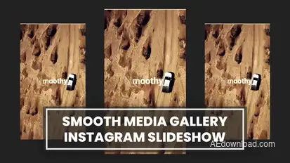 Smooth Media Gallery Slideshow Instagram Video Displays template preview