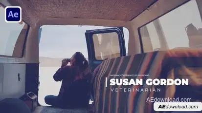 Smooth Minimal Lower Thirds Elements template preview