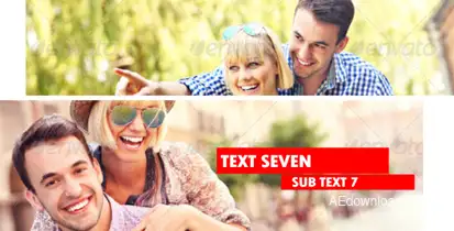 Smooth Slides 3 Video Displays template preview