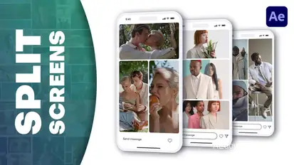 Smooth Split Transitions Elements template preview
