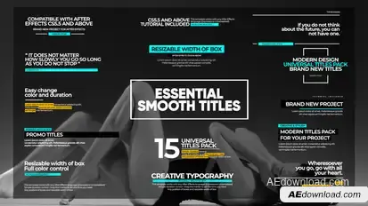 Smooth Titles Titles template preview