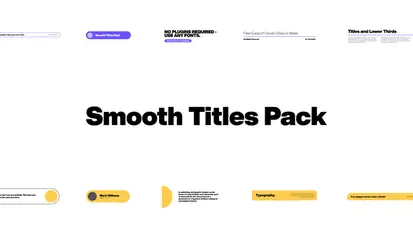 Smooth Titles Pack Titles template preview