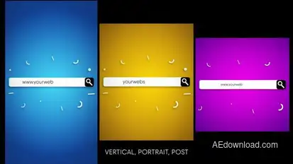 Snappy Search Intro Logo Stings template preview