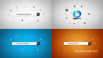 Snappy Search Intro Logo Stings template preview