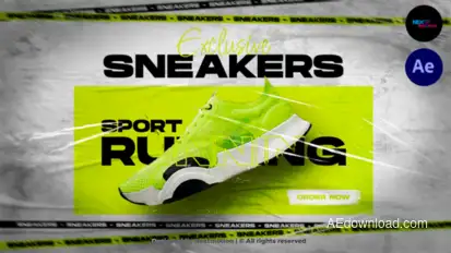 Sneakers Promo Product Promo template preview