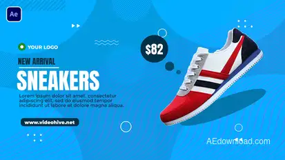 Sneakers Promo Product Promo template preview