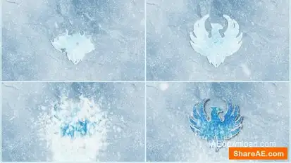 Snow Frost Winter | Ice Breaking Logo Openers template preview