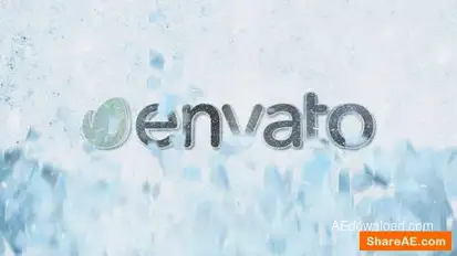 Snow Frost Winter | Ice Wall Breaking Logo Openers template preview