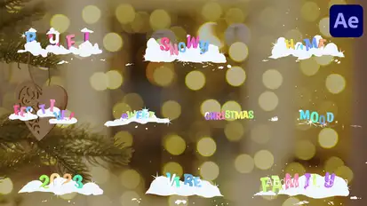 Snow Titles | After Effects Titles template preview