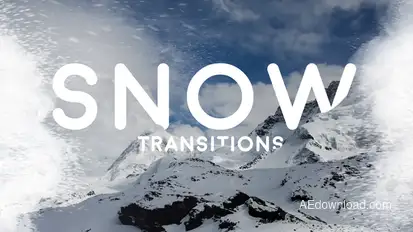 Snow Transitions for After Effects Elements template preview