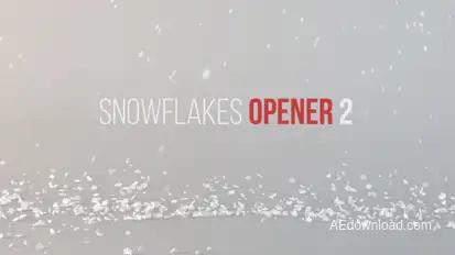 Snowflakes Opener 2 Openers template preview