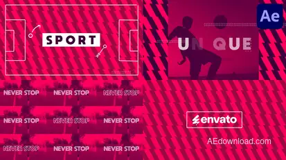 Socccer Opener for After Effects Openers template preview