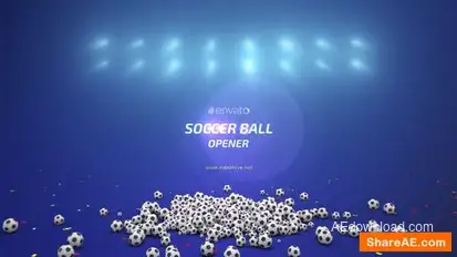 Soccer Ball Opener Openers template preview