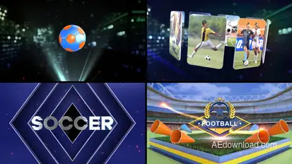 Soccer Bumper 2 Logo Stings template preview