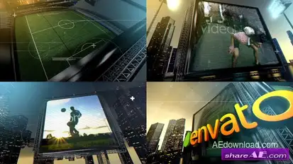 Videohive Soccer City Openers template preview