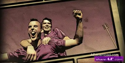 Soccer Comics Vintage & Modern Openers template preview