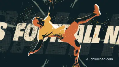 Soccer Football Fast Intro broadcast-packages template preview