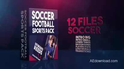 Soccer Football Sports Pack broadcast-packages template preview