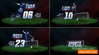 Soccer Intro Openers template preview
