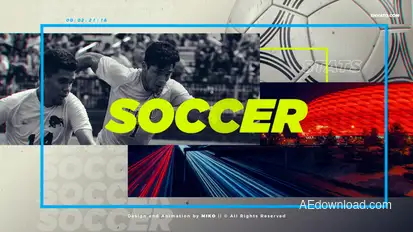 Soccer Logo Opener Logo Stings template preview