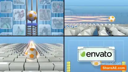 Soccer Logo Reveal 6 Logo Stings template preview