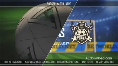 Soccer Match Intro broadcast-packages template preview