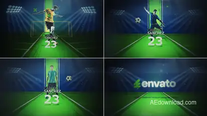 Soccer Players v3 Openers template preview