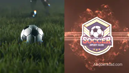 Soccer Sport Logo Reveal Logo Stings template preview