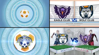 Soccer VS 2 Logo Stings template preview