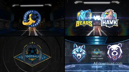 Soccer VS 4 Logo Stings template preview