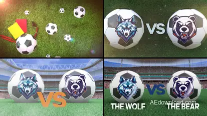 Soccer VS Logo Stings template preview